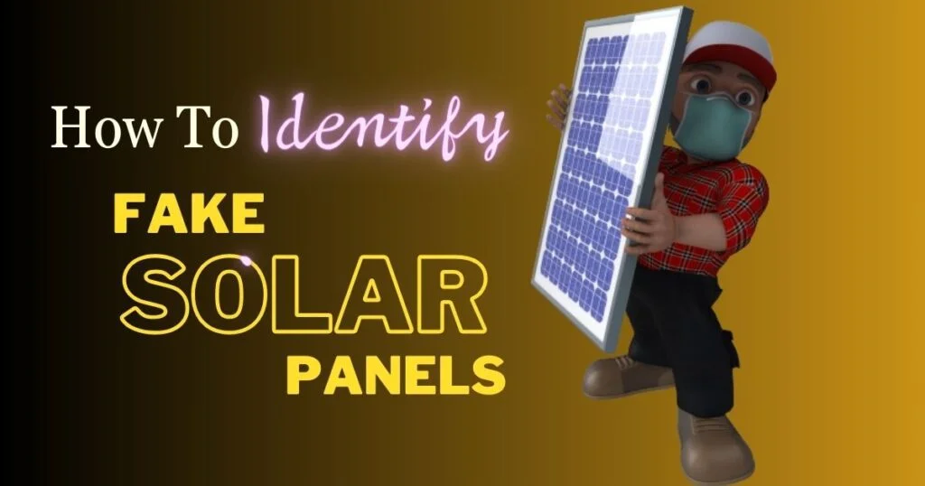 Fake Solar Panels